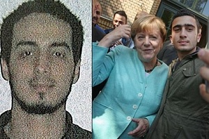 Меркель фотографировалась с террористом, взорвавшим аэропорт в Брюсселе