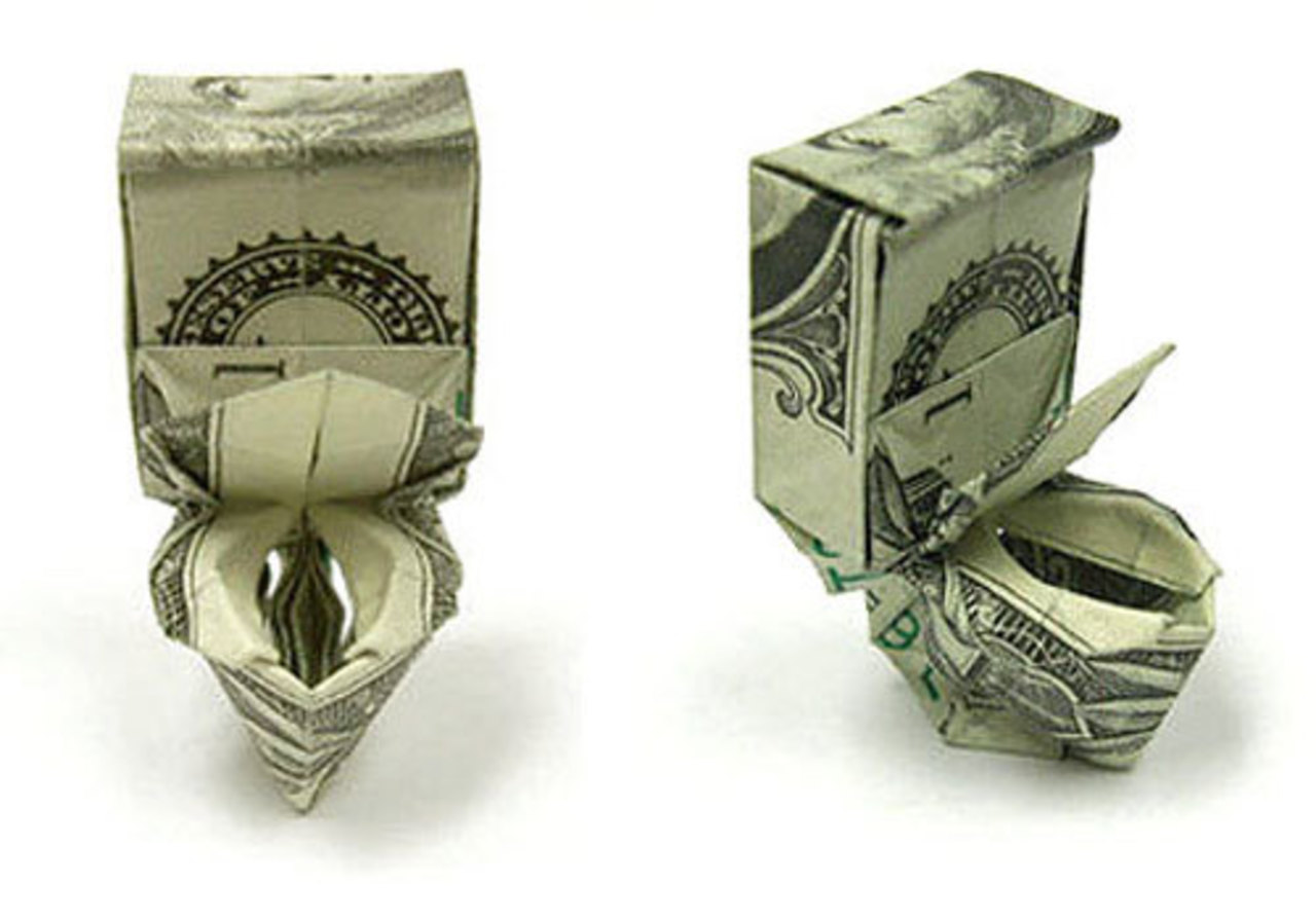 Origami con billetes